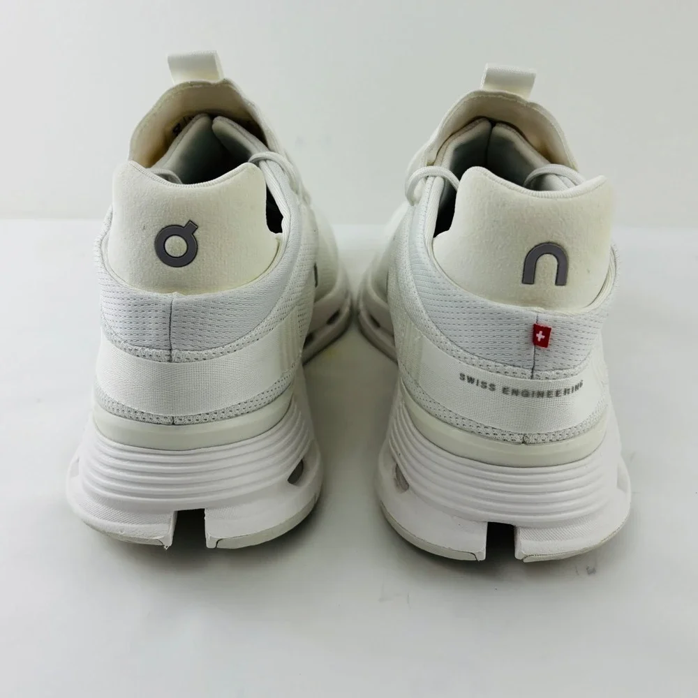 On Running Cloudnova 2 Sneakers Men's Sz. 12.5 All White CloudTec Athletic Shoes